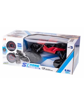 Samochód zdalnie sterowany na pilota RC Rock Crawler 4x4 LHC012 auto 2w1 czerwony