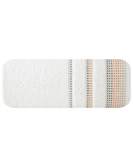 Ręcznik z żakardową bordiurą zdobioną stebnowaniem					 o gramaturze 500 g/m2 Eurofirany | Time4house - 2