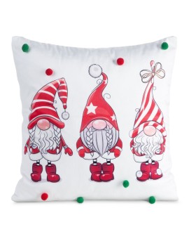 Poszewka świąteczny 251 45 X 45 Cm Biały