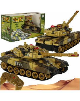 Czołg zdalnie sterowany na pilota RC War Tank 9993 2.4 GHz pustynny