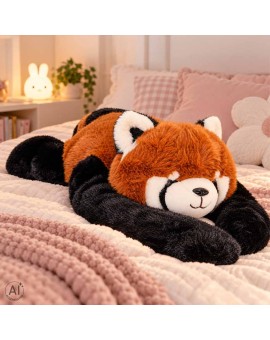 Maskotka pluszak obciążeniowy przytulanka 1,5 kg panda czerwona Kik Sp. z o. o. Sp. k. | Time- 2