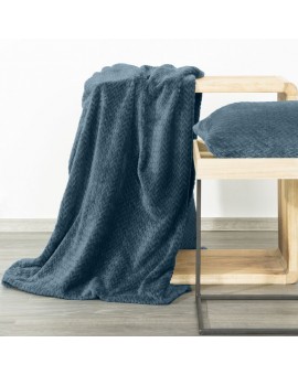 DESIGN 91 Koc CINDY miękki i miły w dotyku z wytłaczanym wzorem