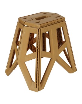 Taboret składany krzesełko turystyczne kempingowe przenośne 40 cm beżowy Kik Sp. z o. o. Sp. k. | Time- 2
