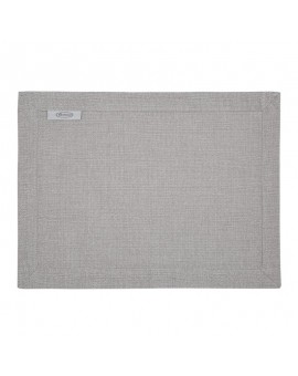 Komplet serwet 4 szt 30x40 cm srebrny STELLA 2 zdobiony listwą