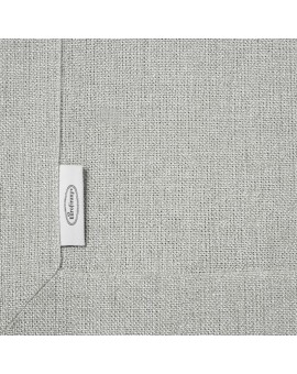 Komplet serwet 4 szt 30x40 cm srebrny STELLA 2 zdobiony listwą Eurofirany | Time- 2