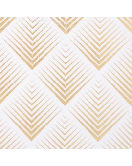 Obraz dekoracyjny BLANCA 2 w złotej ramie z geometrycznym wzorem – styl glamour Eurofirany | Time- 2
