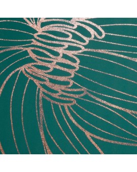 Obraz SALVIA 5 z liściem lilii – różowe złoto w miedzianej ramie, 73x53 cm Eurofirany | Time- 2