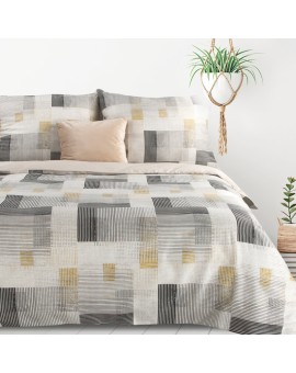 Komplet Pościeli Home 06 220 X 200 Cm Stalowy