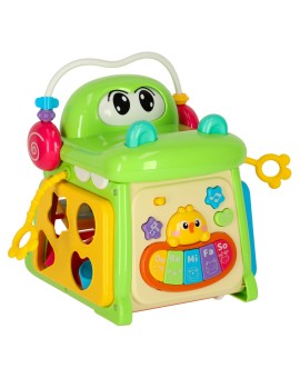 Kostka edukacyjna sorter z pianinkiem krokodyl 4w1 Kik Sp. z o. o. Sp. k. | Time- 2