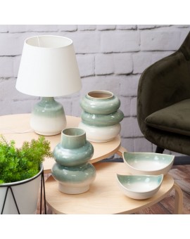 Lampka ceramiczna LIANA w stylu boho z efektem ombre Eurofirany | Time4house - 6