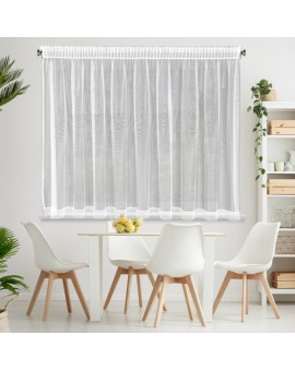 Firana Gotowa Nel Na Taśmie 350x145 Cm Biały