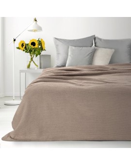 Koc o strukturze waflowej/Beż/Miękki 150x200