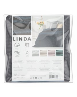 Koc o strukturze waflowej/Granatowy/Miękki 150x200 Eurofirany | Time- 2