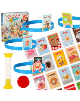 Gra rodzinna towarzyska dla dzieci Zgadnij kim jestem? Jedzenie