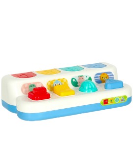 Gra zręcznościowa edukacyjna montessori wbijak wyskakujące zwierzątka POP-UP Kik Sp. z o. o. Sp. k. | Time- 2