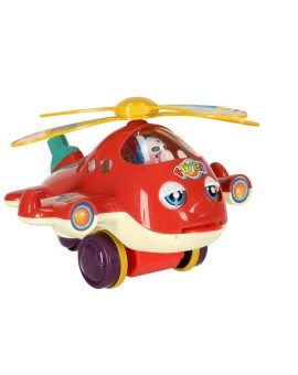 Pchacz na kiju samolot helikopter z dźwiękiem