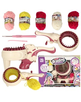 Maszyna do tkania robienia na drutach zestaw nici + akcesoria