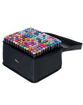 Markery dwustronne mazaki alkoholowe w etui 168 + podstawka