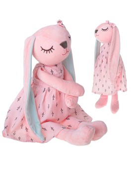 Maskotka pluszowa królik różowy 52cm