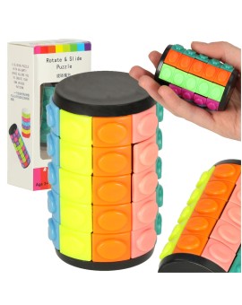 Układanka logiczna łamigłówka walec obrotowy 5 rzędów