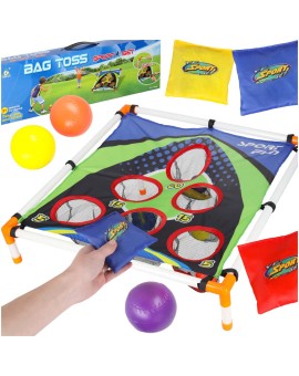 Rzut do celu woreczkami rzutki gra zręcznościowa