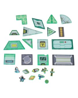 Klocki magnetyczne konstrukcyjne kosmos stacja kosmiczna 108 elementów Kik Sp. z o. o. Sp. k. | Time- 2