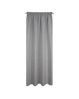 Zasłona JULA w stylu eko z tkaniny o płóciennym splocie z efektem melanżu Eurofirany | Time- 3