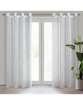 Firana Gotowa Reva 140x250 Cm Srebrny