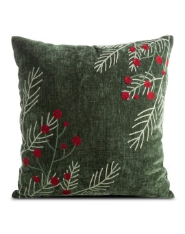 Poszewka świąteczny 258 45 X 45 Cm Zielony