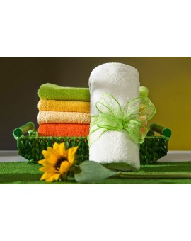 Myjka do ciała 16x21 cm bawełniana kolor granatowy 400 g/m2 GŁDAKI 1