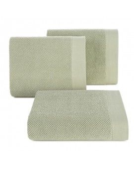 Ręcznik RISO o ryżowej strukturze podkreślony bordiurą frotte, 550 g/m2