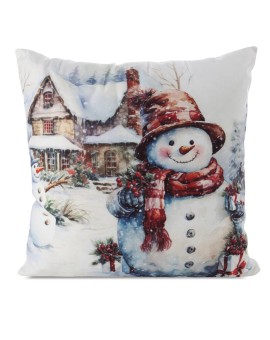 Poszewka świąteczny 199 45 X 45 Cm Biały