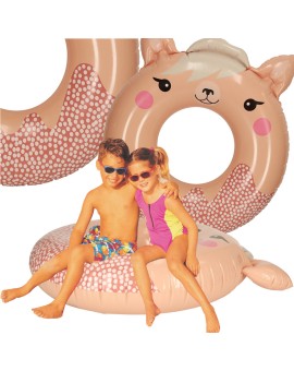 INTEX 59266 Kółko do pływania koło dmuchane ponton plażowy lama max 40kg 76 cm