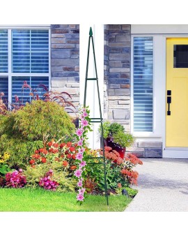 Pergola podpora LUARO ogrodowa na kwiaty stojak na róże pnące piramida metalowa