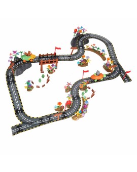 Tor wyścigowy samochodowy magnetyczny 2 pojazdy świecące 310 elementów Kik Sp. z o. o. Sp. k. | Time- 2