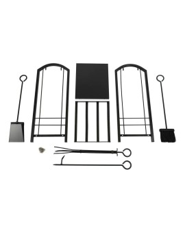 Stojak na drewno kominkowe regał metalowy akcesoria do kominka