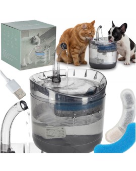 Poidełko fontanna dla psa kota zwierząt automatyczne poidło USB 1,8l filtr czyszczący