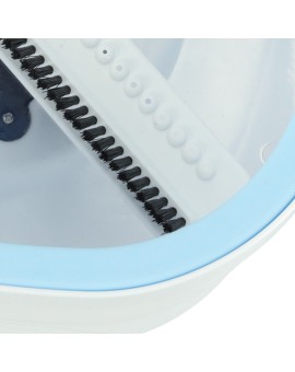 Mop obrotowy prostokątny płaski rotacyjny czysta brudna woda wyciskacz