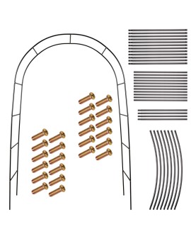 Pergola ogrodowa LUARO łuk uchwyt na róże kwiaty bluszcz pnącza metalowa 240 x 140 cm Kik Sp. z o. o. Sp. k. | Time- 2