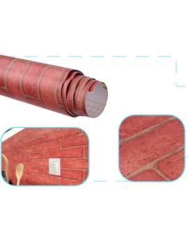 Folia rolka samoprzylepna okleina tapeta cegła 1,22x50m