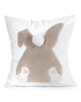 Poszewka Wiosna 129 45 X 45 Cm Jasnobeżowy