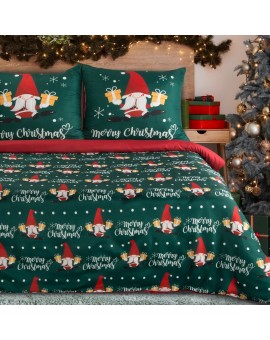 świąteczny Komplet Pościeli Galdor 220 X 200 Cm Zielony