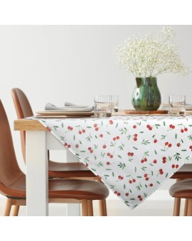 Obrus Cherry 85 X 85 Cm Biały