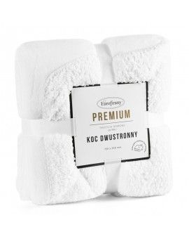 EUROFIRANY PREMIUM dwustronny koc TEDY z magicznie miękkiej bukli oraz delikatnego polaru Eurofirany | Time- 2