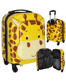 Walizka podróżna dla dzieci bagaż podręczny na kółkach żyrafa