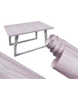 Folia rolka samoprzylepna okleina tapeta dąb srebrno-szary 1,22x50m
