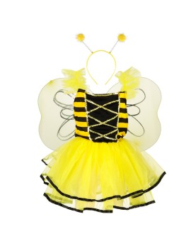 Kostium strój karnawałowy przebranie pszczółka pszczoła opaska 3 el Kik Sp. z o. o. Sp. k. | Time- 2